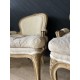 Paire de fauteuils de  style Louis XV