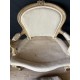 Paire de fauteuils de  style Louis XV