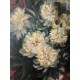 Huile sur toile dahlia