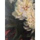 Huile sur toile dahlia