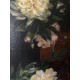 Huile sur toile dahlia