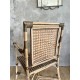 Fauteuil rotin 1920