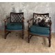 Paire fauteuils anciens