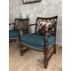 Paire fauteuils anciens