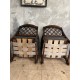 Paire fauteuils anciens