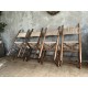 Chaises en paille anciennes